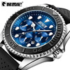 Silica gel waterproof watch, sports quartz fashionable mechanical calendar