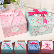 时尚结婚喜糖盒婚礼糖果礼盒精美包装彩色纸盒白卡纸礼品盒S636