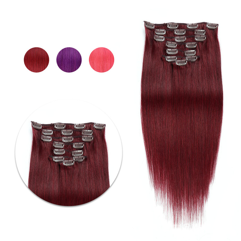 Human Hair 2021 card# 99j real person Hair 24inch 120g cross-border wig