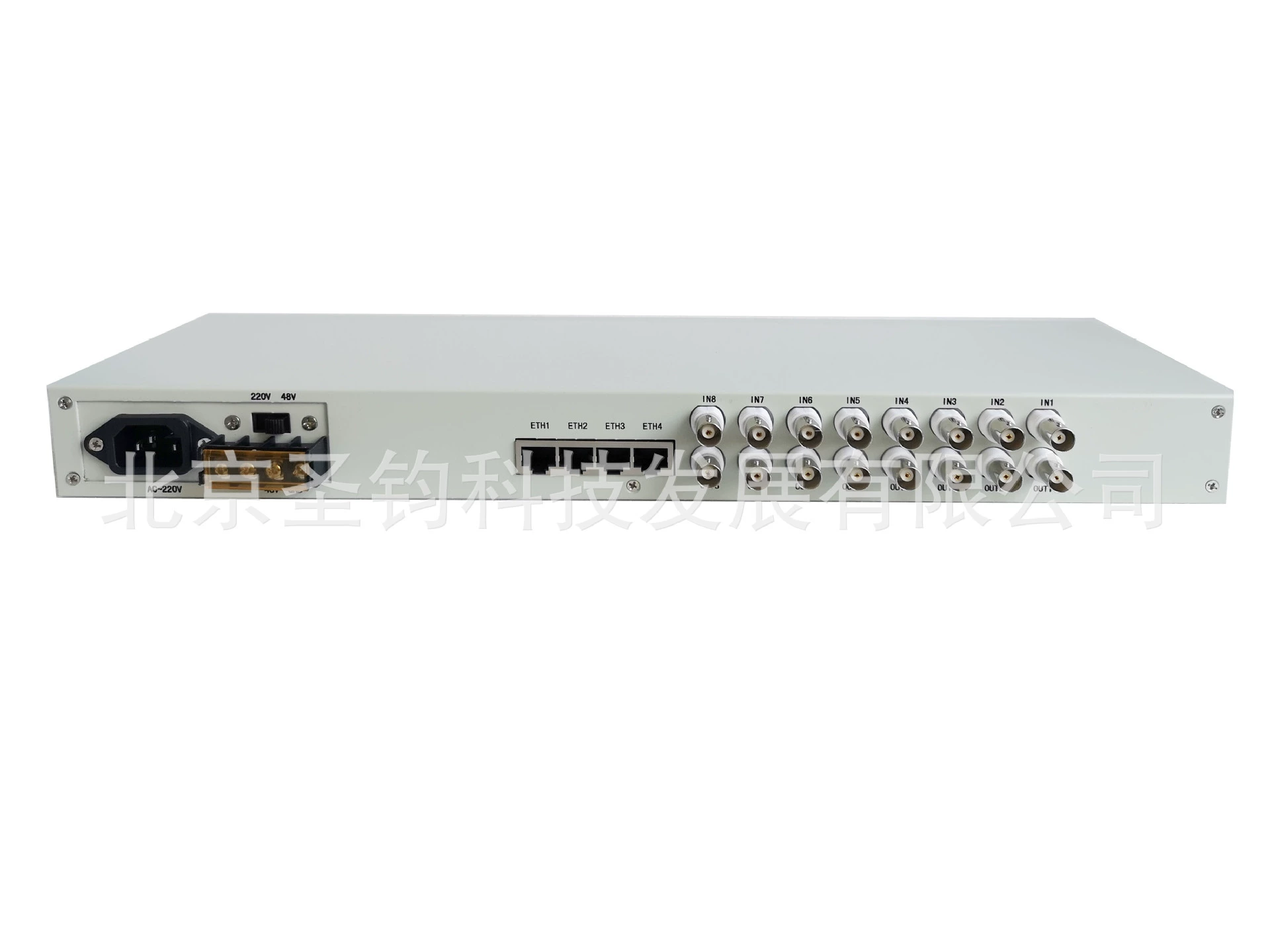 Телеком конвертор протокола 8E1 конвертор Ethernet 8E1 мост сети 8E1 к 4 Ethernet сети