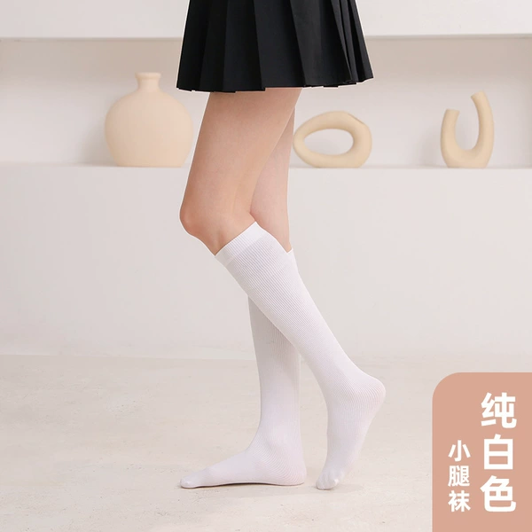 White-calf socks