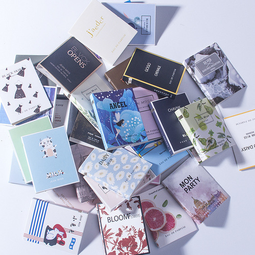 Small Town Ixiang Brand Card Perfume Sample 2ml Men and Women Perfume Trial Size Sample Test Tube Wholesale