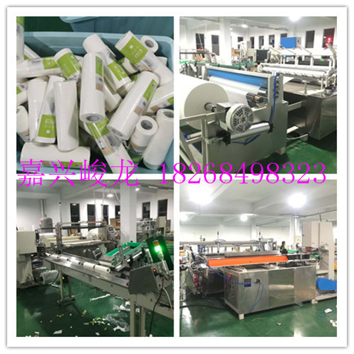 全自动一次性懒人抹布压花复卷切割机 压花印花懒人抹布机器设备