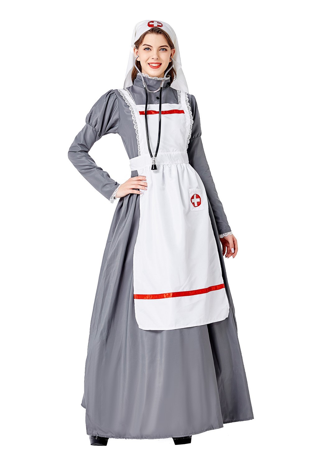  nurse cosplay costume nihaostyles wholesale halloween costumes NSQHM79013