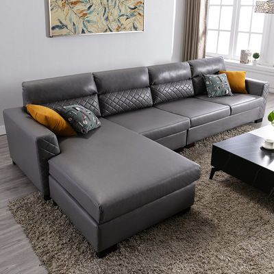 現代簡約布藝沙發小戶型客廳家用北歐輕奢科技布沙發貴妃組合新款