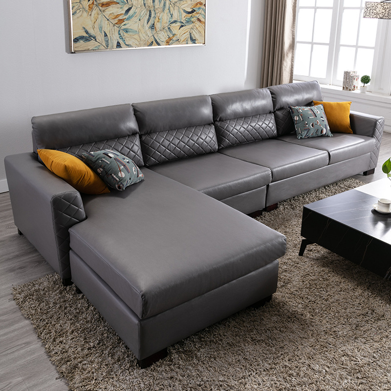 現代簡約布藝沙發小戶型客廳家用北歐輕奢科技布沙發貴妃組合新款