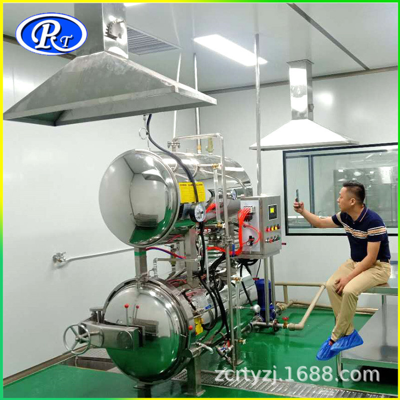 小型全自动高温高压杀菌设备 真空包装豆干牛蹄筋杀菌釜日通机械