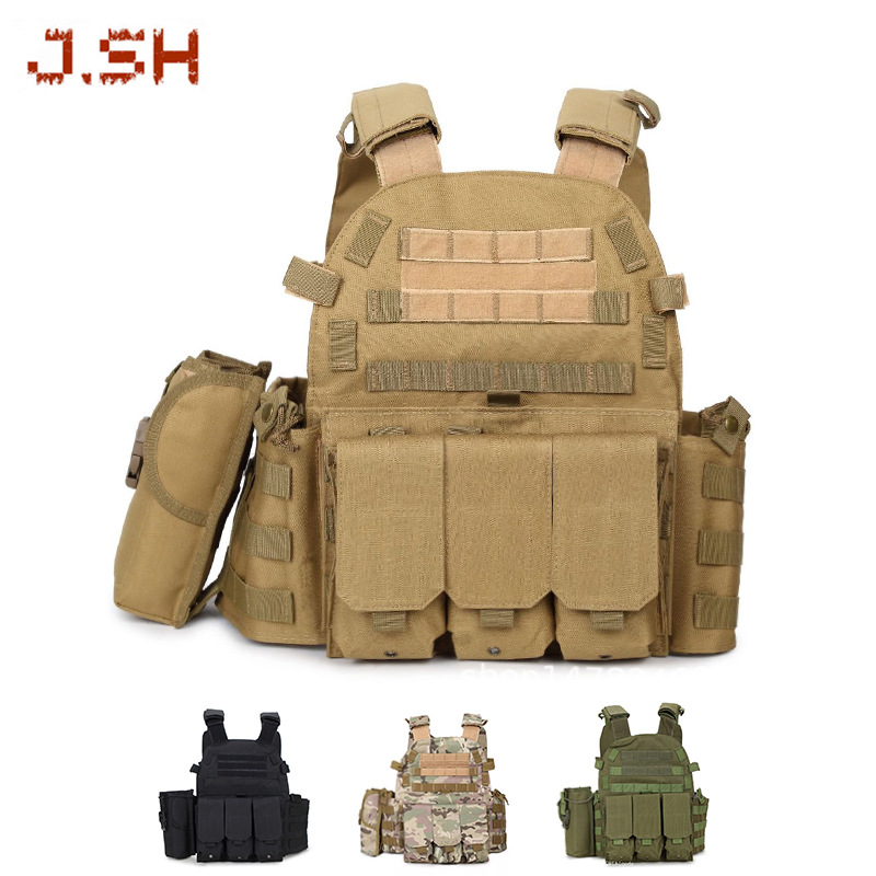 Junsheng 6094 tactical vest real CS outdoor combination vest training tactical vest