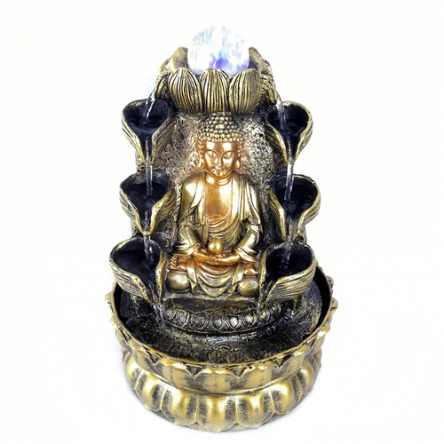Cross-border supplier direct supply resin craft creative water landscape Chinese-style flowing water decorative piece origin source 16128
