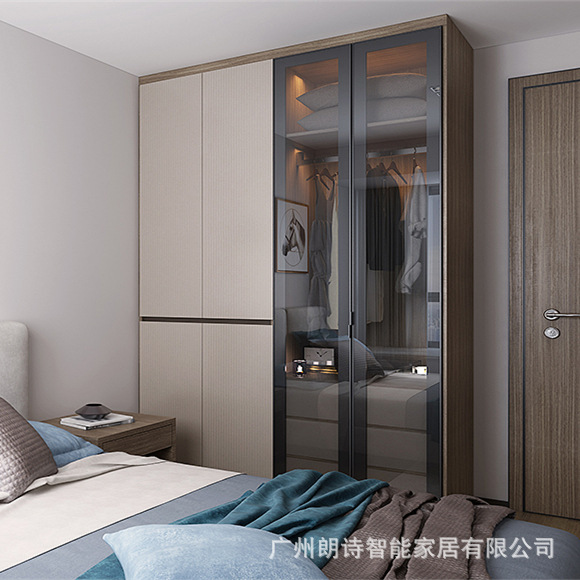 全屋定制卧室整体衣柜酒柜简约欧式书房榻榻米床鞋柜定做招商加盟