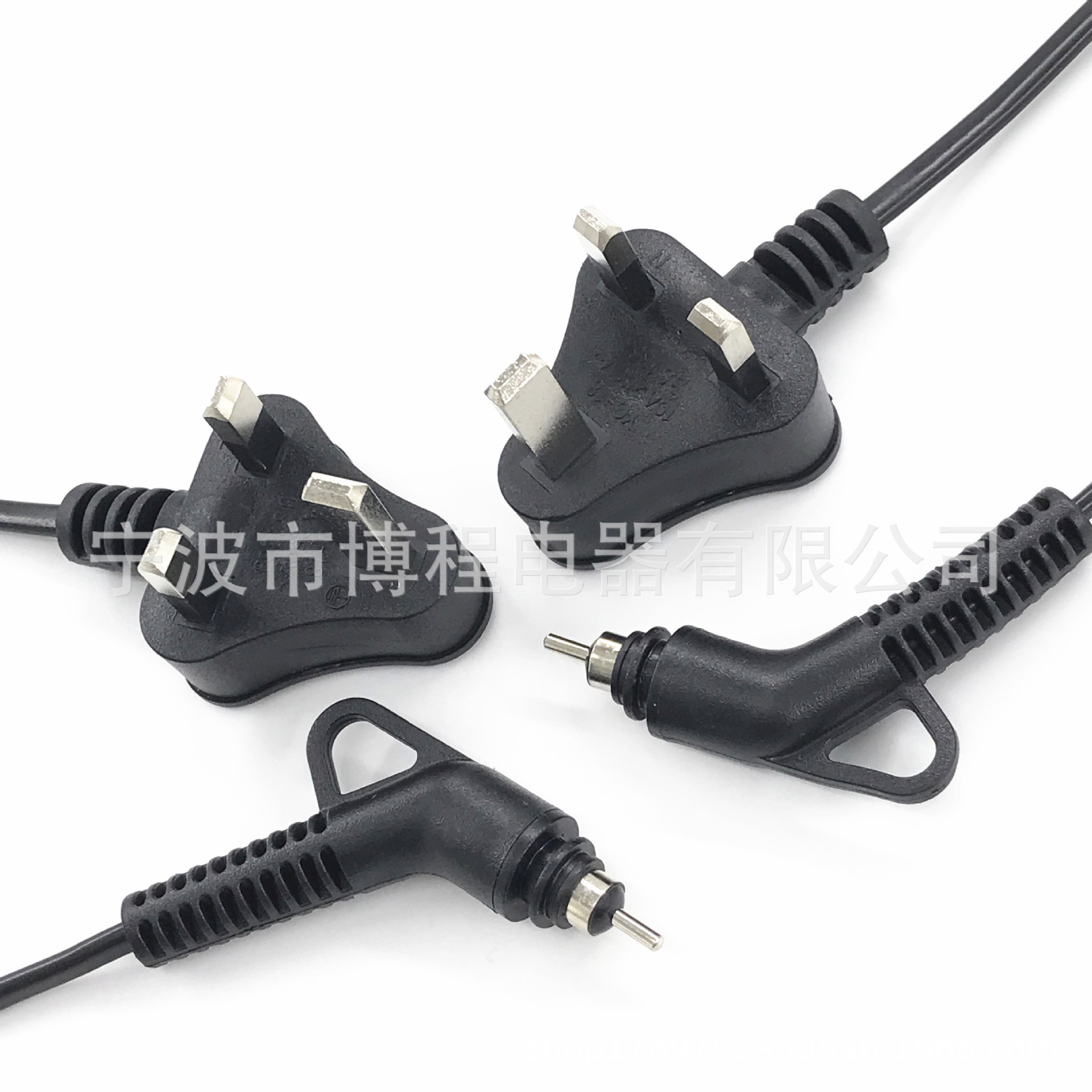 小英式电源线英规插头旋转尾小英标八字尾吹风机转尾插头旋转母座