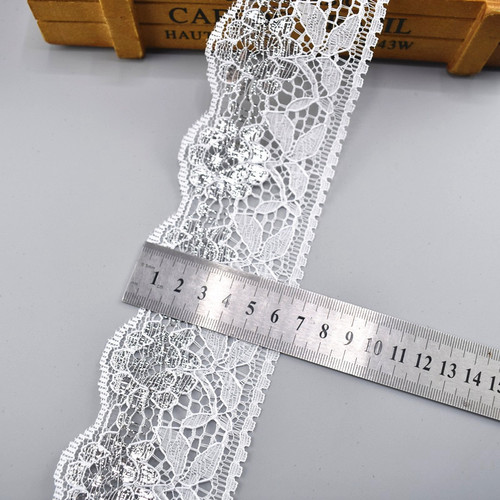 100 yard Embroidered lace DIY gold and silver thread material wedding accessories lace clothing accessories lace