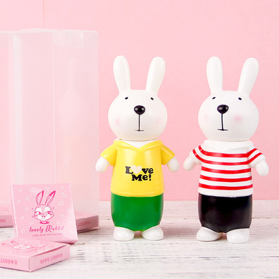 地攤貨源卡通存錢罐可愛兔子塑料儲錢罐定制logo創意禮品兒童玩具