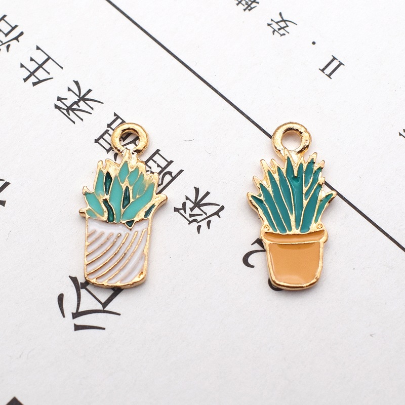 10 PCS/Package Quantity 10 PCS/Package Alloy Cactus Plant