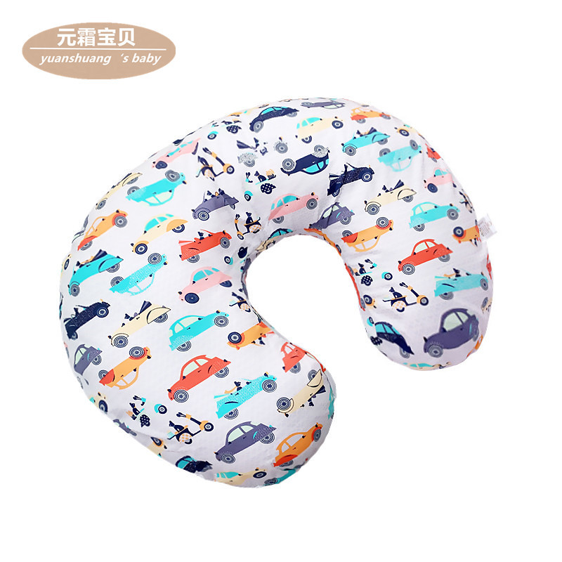 跨境嬰兒哺乳枕B**py同款U型喂奶枕多功能孕婦枕頭寶寶學坐枕純棉
