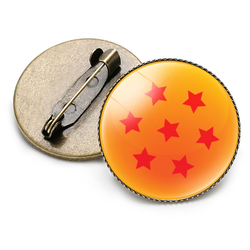 Dragon Ball badge green antique retro time gem brooch Japanese animation peripheral goods wholesale