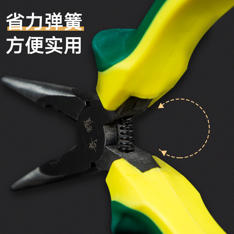 Alicates puntiagudos multi-funcional industrial grado 6-pulgadas 8-pulgadas herramientas eléctricas alicates de pesca Pelacables alicates afilados