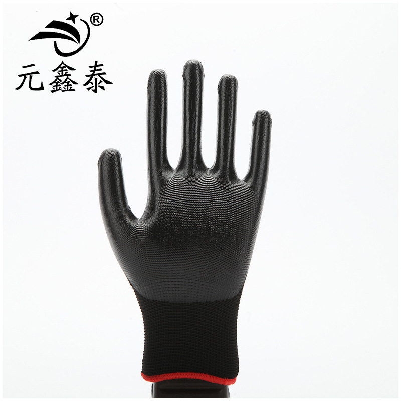 特价13针40g尼龙手套防滑 定制劳保棉手套带胶手套涂层手套 批发
