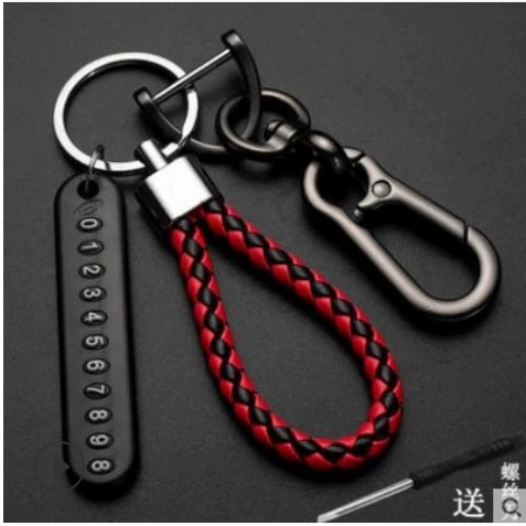 Black and red rope+number card+gun color buckle