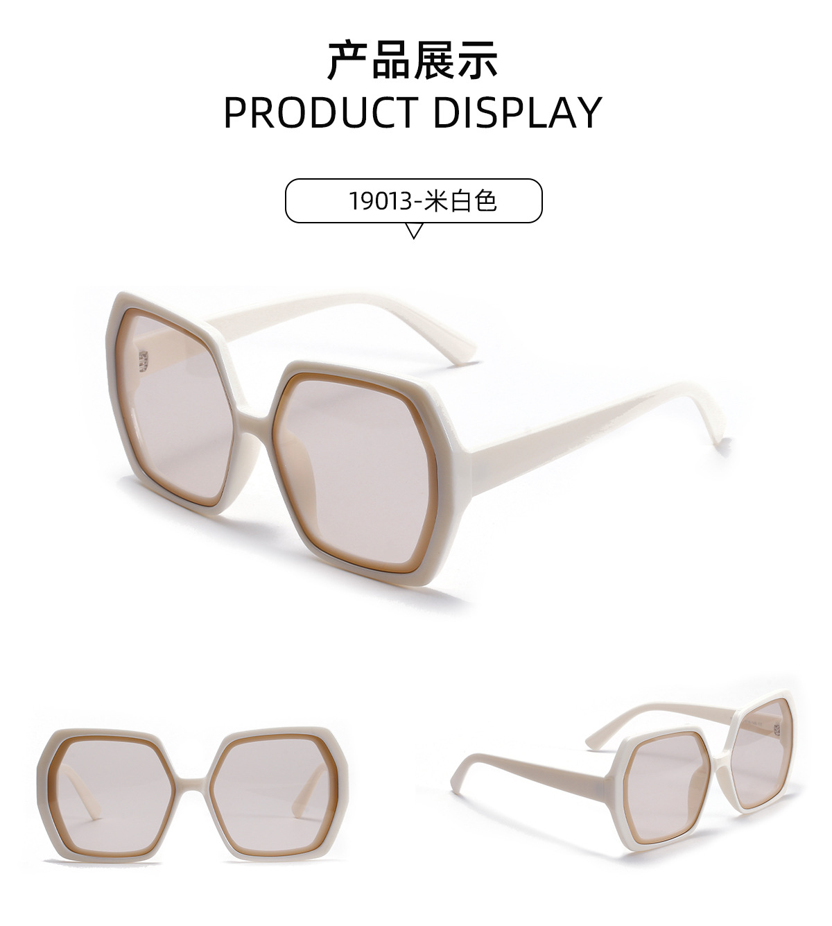 Oversized Frame Korean Fashion Trend Retro Men's And Women's New Frame Diamond Sunglasses display picture 4