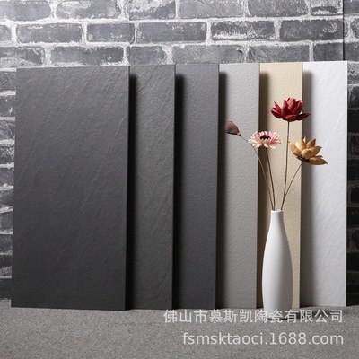 工装家装30X60灰色通体仿古防滑地面砖卧室阳台庭院花园地砖墙砖