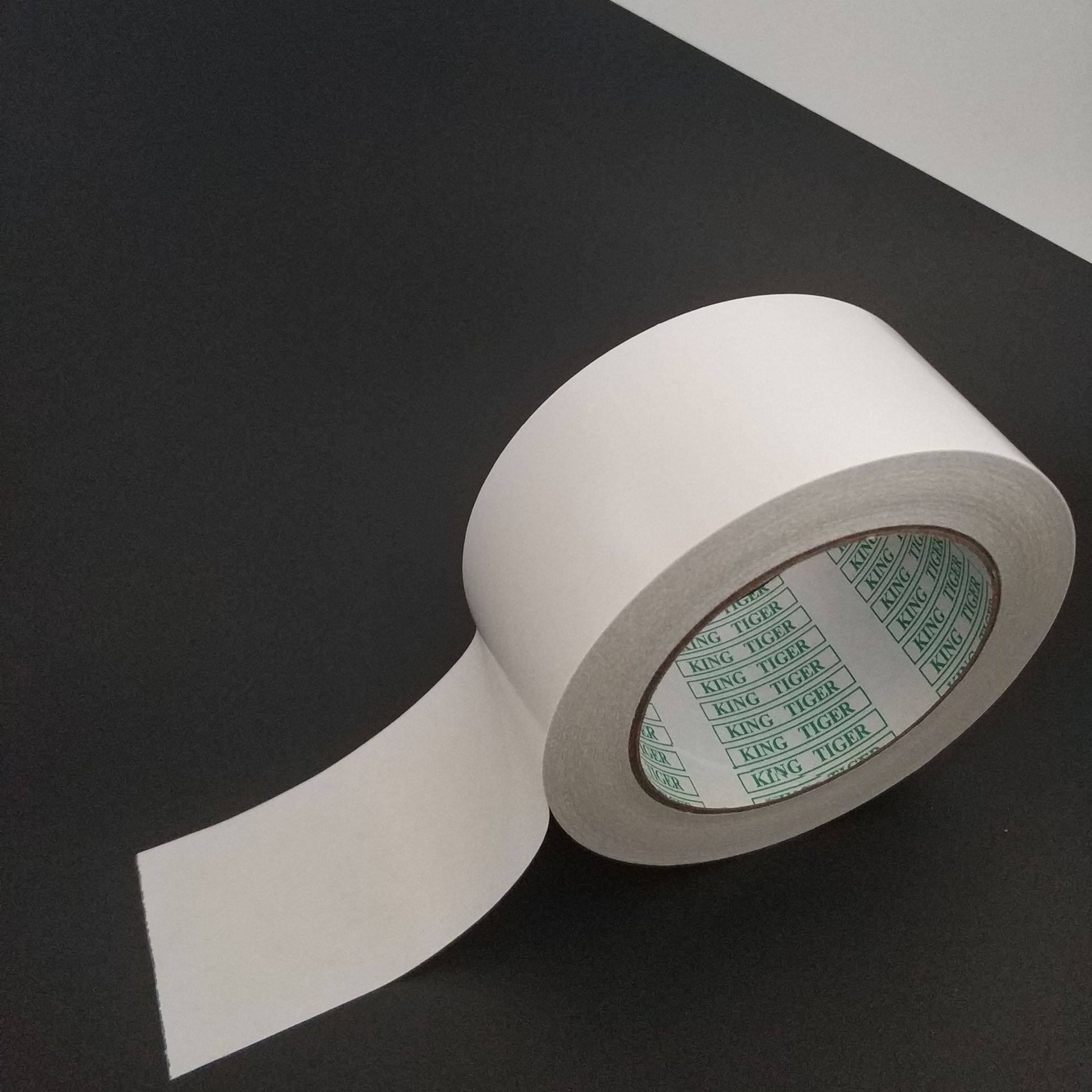 厂家批发定制热熔双面胶 高粘超薄强力棉纸白色双面胶带