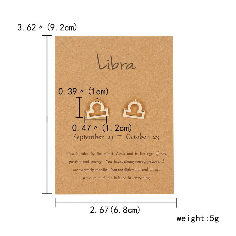 1 Paar Mode Konstellation Legierung Überzug Aushöhlen Frau Ohrstecker display picture 10