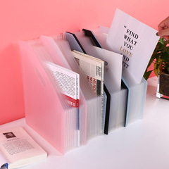 Portable Vertical Accordion Folder with Multiple Layers for Students, Document Storage, Desk Organization, and Classification