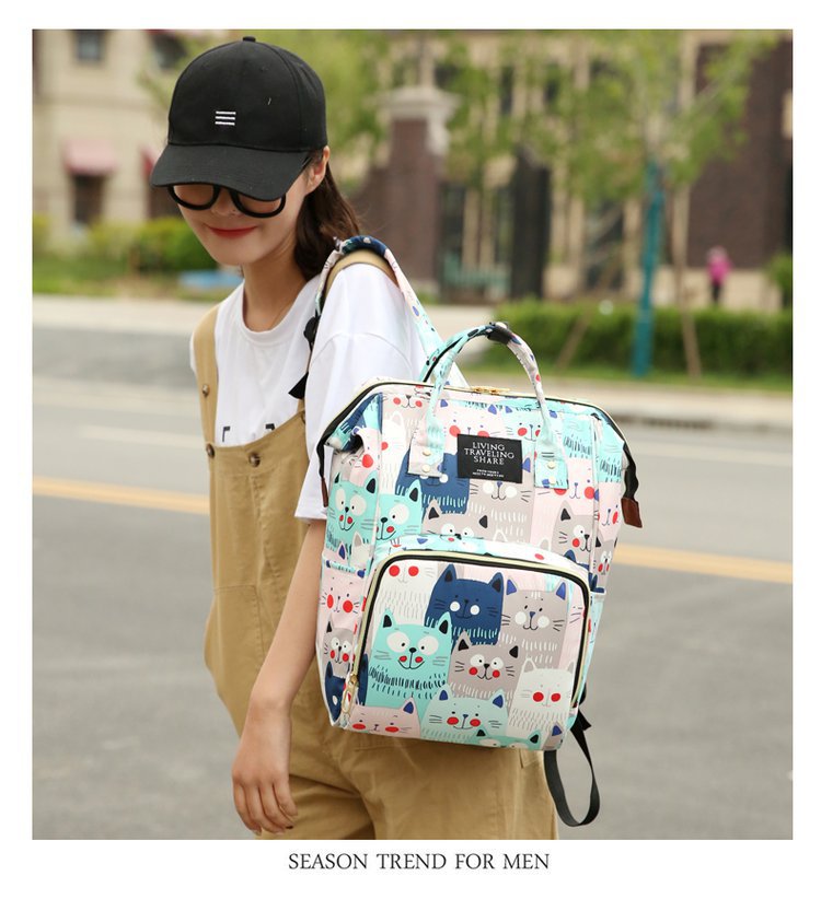 妈咪包,潮妈包,大容量双肩包,妈妈背包,尿布背包,妈咪包定制