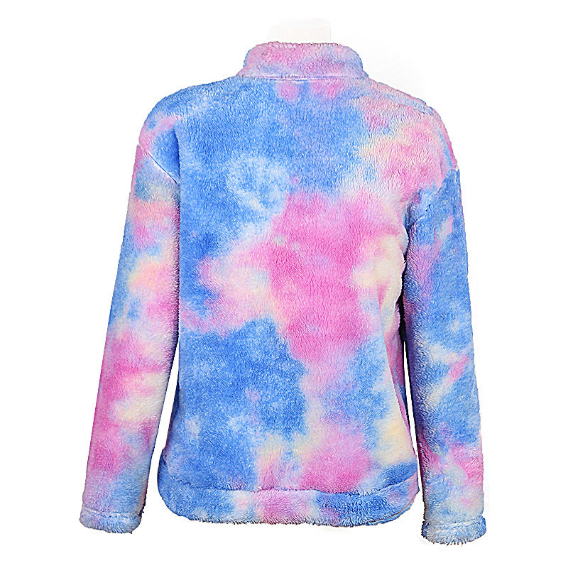 tie-dye printing double-sided long-sleeved loose casual jacket   NSKX12292