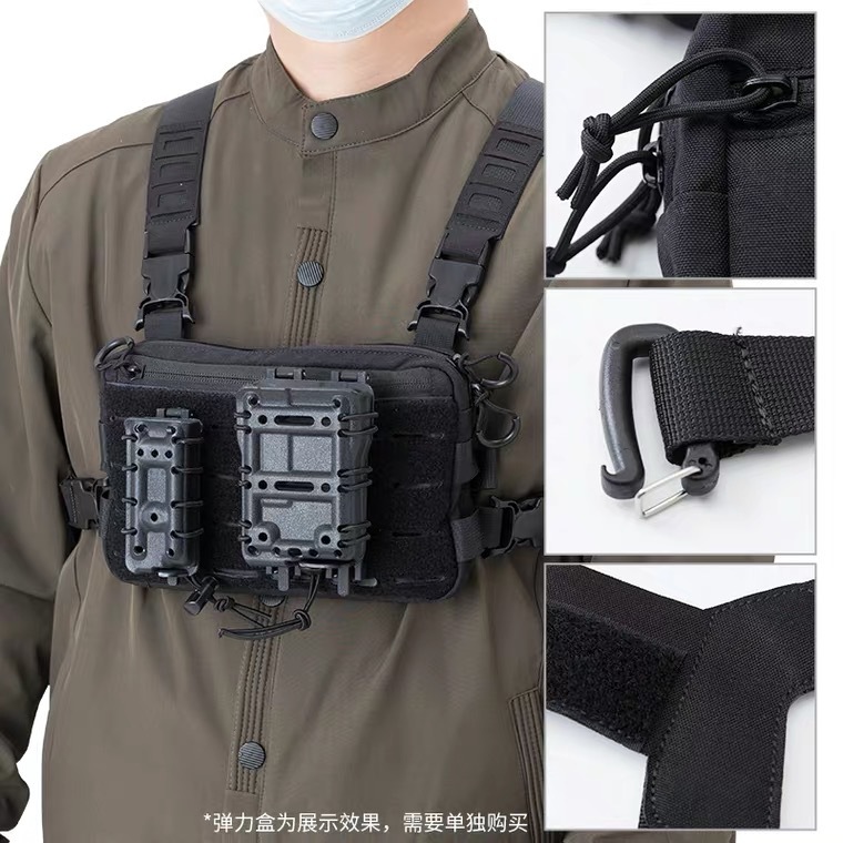 战斗猴百变机动胸包Molle战术包PR-1腰包潮男礼品MC迷彩泥色