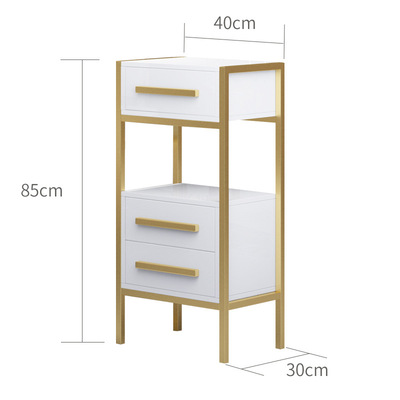美发店储物柜理发店工具柜发廊专用置物架多功能镜台小柜子工具台