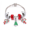 Classic Christmas bracelet, pendant, red accessory