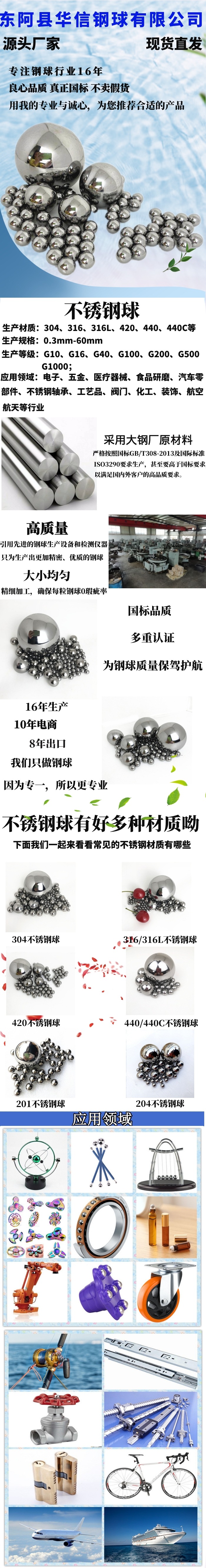 不锈钢球**新