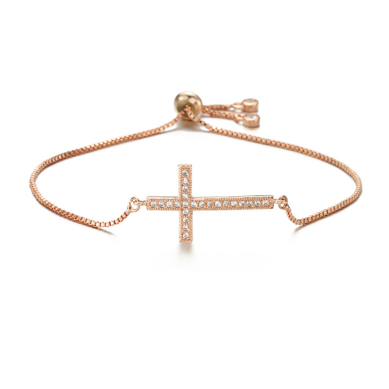 Nouveau Produit Bracelet Croix Classique Bijoux Réglables display picture 5