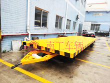 厂家供应20吨重型全挂车 无动力牵引平板拖车