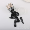 Cross -border dedicated to black scrub water drops BB DIY matte paint hair clip hairpiece material accessories wholesale
