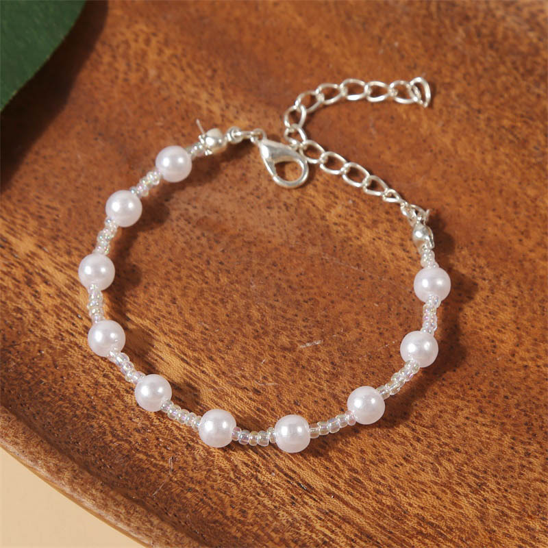 Crystal Pearl Bracelet display picture 3