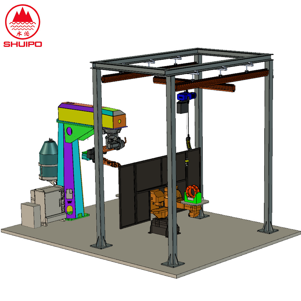 fully automatic welding robot Configurable Circular tube flange Embedded parts welding Manipulators