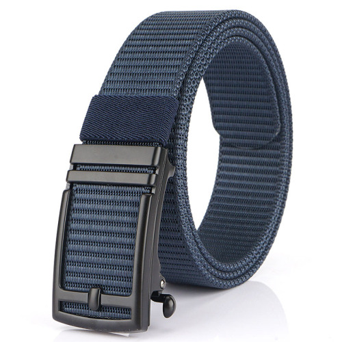 New belt men and women youth automatic buckle business casual belt belt thickened nylon belt manufacturer wholesale