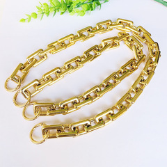 Ins cloud strap acrylic 20*30mm chain square exaggerated top handle bag gold chain