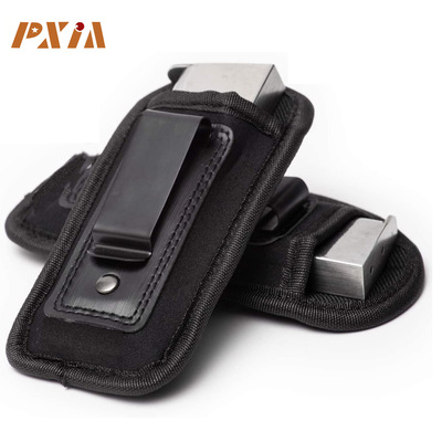 工厂定制通用子弹弹夹套 手枪弹药枪套 隐形潜水料弹夹牛津布腰套|ru