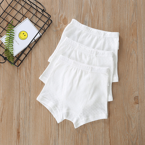 Distribution on behalf of all seasons mesh hollow white cotton children's men's and women's boxer briefs leggings briefs bread pants