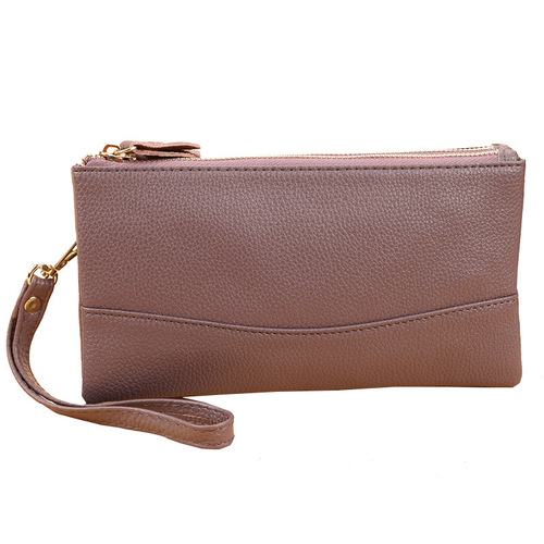 Fashion Handbag for Women, Long Length, Double Zipper, Large Capacity Wallet with Double Layer and Multifunction Phone Bag, Coin Purse