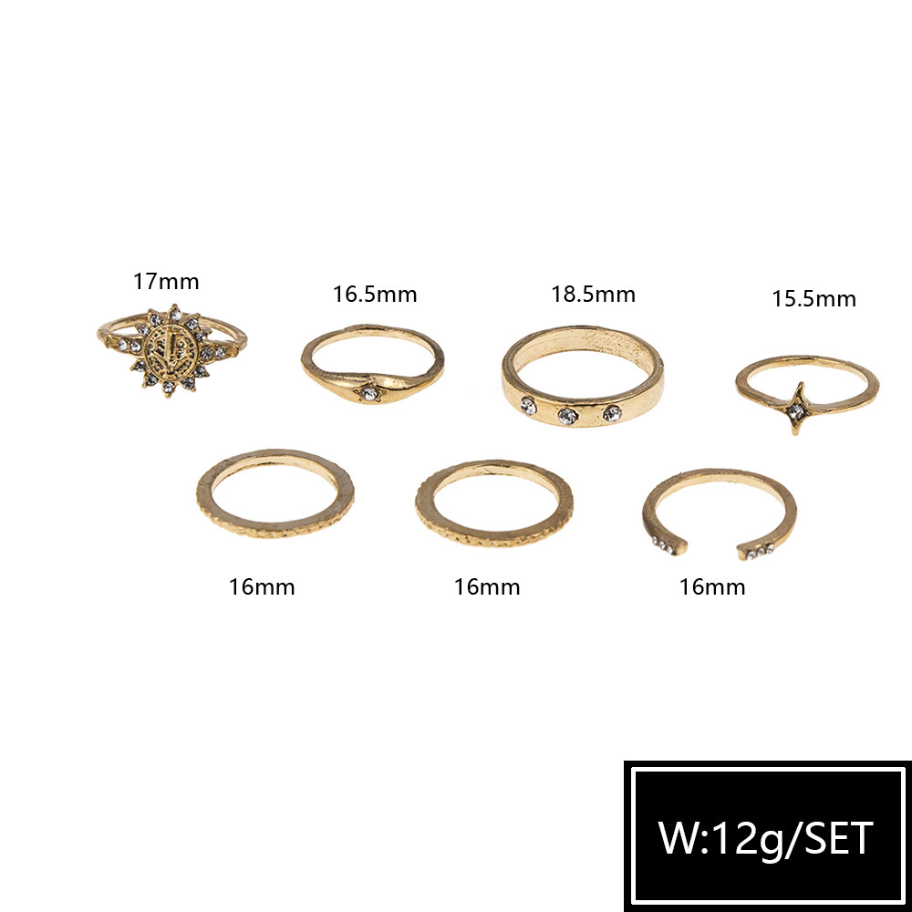 5g Weight Artificial Gemstones Inlay Material Rings Classification 1 Set Quantity Daily Occasion Alloy Material Geometric Pattern Women's Gender Inlay Design Simple Style Style Simple Style Geometric Alloy Inlay Artificial Gemstones Women's Rings 无