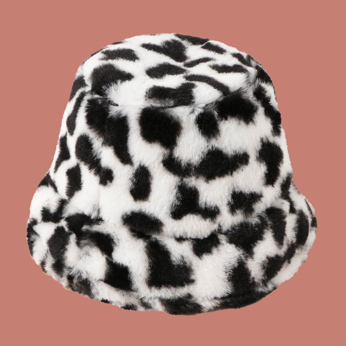 Fashion Retro Wild Spot Plush Hat Korean New Trend Fisherman Hat display picture 6