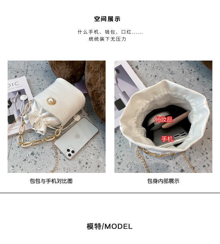 New Trendy Fashion All-match Portable Bucket Bag display picture 27