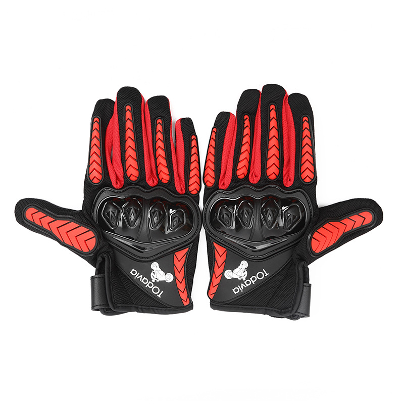 Motocicleta bicicleta montar guantes suministros pantalla táctil carreras fuera de carretera al aire libre Caballero completo dedo sol protección guantes fábrica