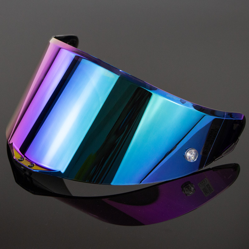 Pista Motorcycle Helmet Lens Gprr Corsa Dark Tea Electroplated Silver Goggles Motorcycle Helmet Lens in Stock