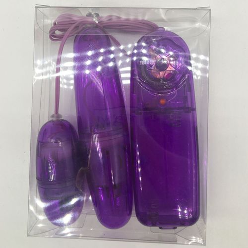 Erotic Double Vibrator, Transparent Vibrator, Female Masturbator, Couple's Teasing Toy, Adult Sex Product Wholesale for Foreign Trade